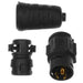EN3L3MX by Switchcraft Inc. - CONNECTOR RECPT MALE 3P GOLD SLDR CUP