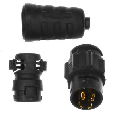 EN3L4FX by Switchcraft Inc. - CONNECTOR RECPT FMALE 4P GOLD SLDR CUP