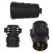 EN3L4FX by Switchcraft Inc. - CONNECTOR RECPT FMALE 4P GOLD SLDR CUP