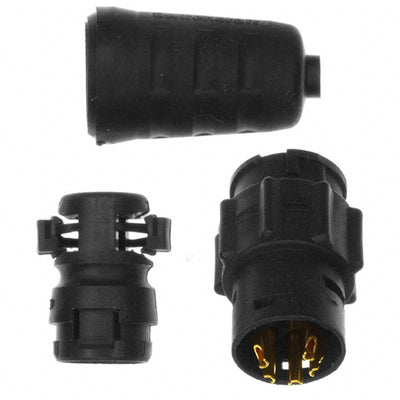 EN3L5MX by Switchcraft Inc. - CONNECTOR RECPT MALE 5P GOLD SLDR CUP