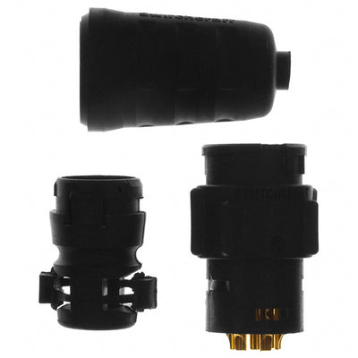 EN3L6MX by Switchcraft Inc. - CONNECTOR RECPT MALE 6P GOLD SLDR CUP