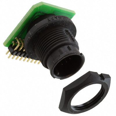 EN3P11MRAPCBN by Switchcraft Inc. - CONNECTOR RECPT MALE 11POS GOLD SOLDER