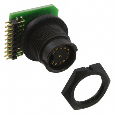 EN3P12FRAPCBN by Switchcraft Inc. - CONNECTOR RECPT FMALE 12POS SOLDER