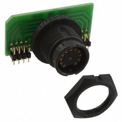 EN3P12FRAPCBW by Switchcraft Inc. - CONNECTOR RECPT FMALE 12POS SOLDER