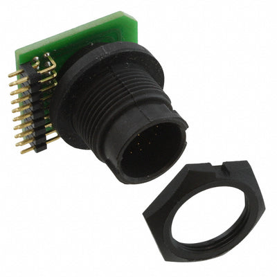 EN3P14MRAPCBN by Switchcraft Inc. - CONNECTOR RECPT MALE 14POS GOLD SOLDER