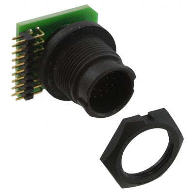 EN3P17MRAPCBN by Switchcraft Inc. - CONNECTOR RECPT MALE 17POS GOLD SOLDER