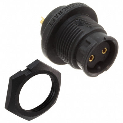 EN3P2F16X by Switchcraft Inc. - CONNECTOR RECPT FMALE 2P GOLD SLDR CUP