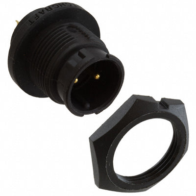 EN3P2M16X by Switchcraft Inc. - CONNECTOR RECPT MALE 2P GOLD SLDR CUP