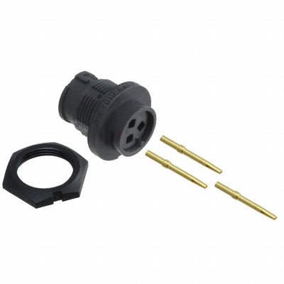 EN3P3FCX by Switchcraft Inc. - CONNECTOR RECPT FMALE 3POS GOLD CRIMP