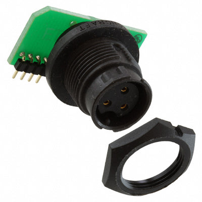 EN3P3FRAPCBW by Switchcraft Inc. - CONNECTOR RECPT FMALE 3POS GOLD SOLDER