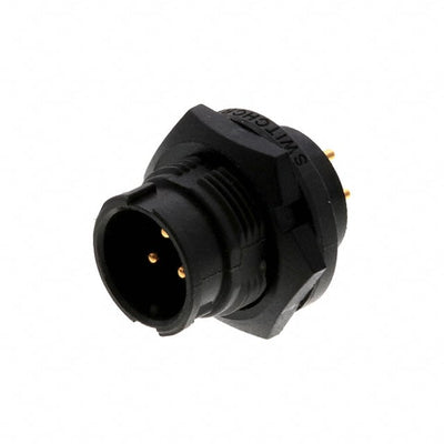 EN3P3M16PX by Switchcraft Inc. - CONNECTOR RECPT MALE 3POS GOLD SOLDER