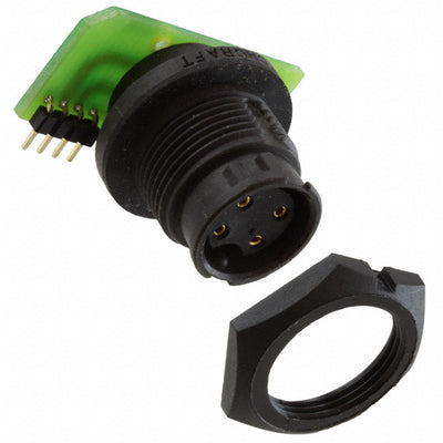EN3P4FRAPCBW by Switchcraft Inc. - CONNECTOR RECPT FMALE 4POS GOLD SOLDER