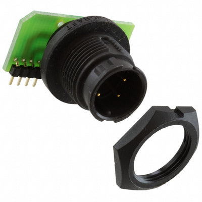 EN3P4MRAPCBW by Switchcraft Inc. - CONNECTOR RECPT MALE 4POS GOLD SOLDER
