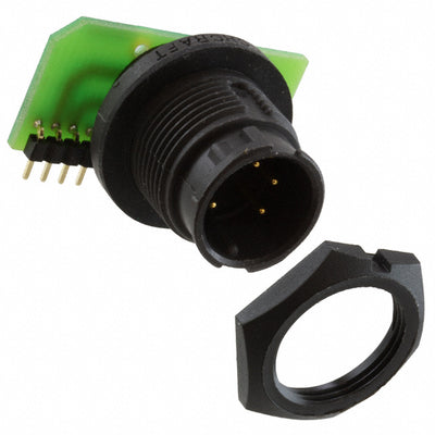 EN3P5MRAPCBW by Switchcraft Inc. - CONNECTOR RECPT MALE 5POS GOLD SOLDER