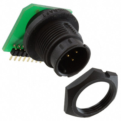EN3P6MRAPCBN by Switchcraft Inc. - CONNECTOR RECPT MALE 6POS GOLD SOLDER