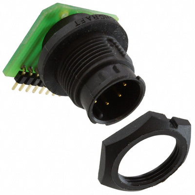 EN3P7MRAPCBN by Switchcraft Inc. - CONNECTOR RECPT MALE 7POS GOLD SOLDER