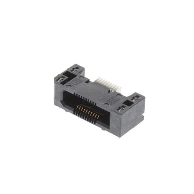 ERF5-010-01-L-D-RA-TR by Samtec Inc. - CONNECTOR SOCKET 20POS R/A SMD GOLD