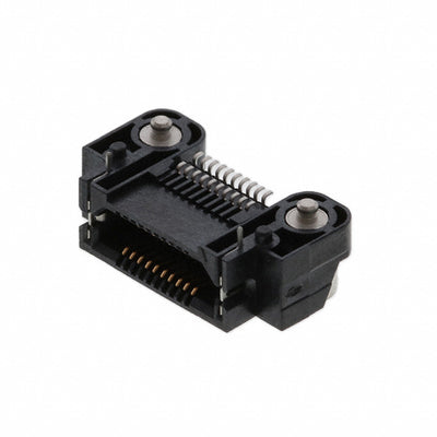 ERF8-010-01-S-D-RA-TR by Samtec Inc. - CONNECTOR SOCKET 20POS R/A SMD GOLD