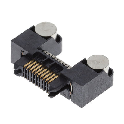 ERM8-010-01-L-D-RA-K-TR by Samtec Inc. - CONNECTOR HDR 20POS R/A SMD GOLD