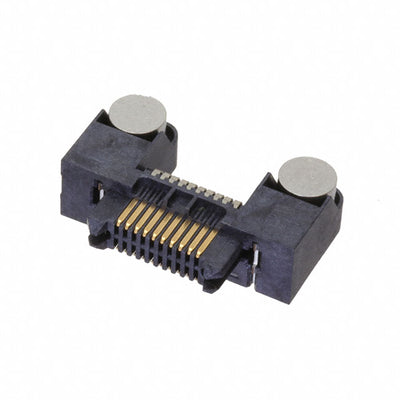 ERM8-010-01-S-D-RA-K-TR by Samtec Inc. - CONNECTOR HDR 20POS R/A SMD GOLD