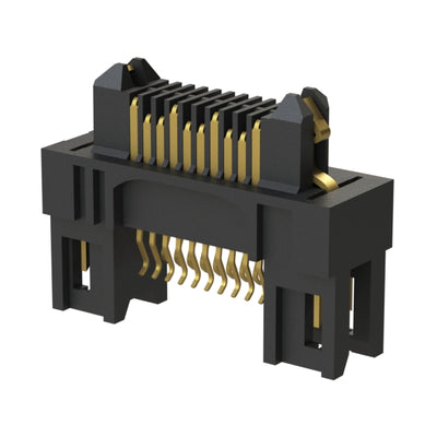 ERM8-010-01-S-D-EM2-DS-L-TR by Samtec Inc. - CONNECTOR DIFF ARRAY PLUG 20P EDGE MT