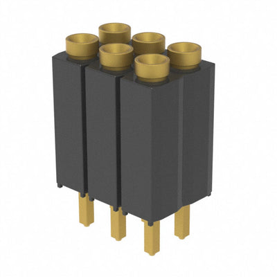 ESD-103-G-23 by Samtec Inc. - CONNECTOR SOCKET 6POS 0.1 GOLD PCB