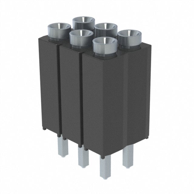 ESD-103-T-03 by Samtec Inc. - CONNECTOR SOCKET 6POS 0.1 GOLD PCB