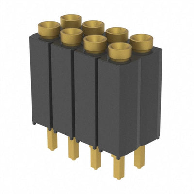 ESD-104-G-03 by Samtec Inc. - CONNECTOR SOCKET 8POS 0.1 GOLD PCB
