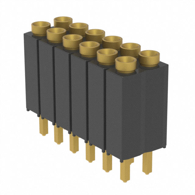 ESD-106-G-03 by Samtec Inc. - CONNECTOR SOCKET 12POS 0.1 GOLD PCB