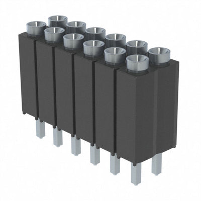 ESD-106-T-23 by Samtec Inc. - CONNECTOR SOCKET 12POS 0.1 GOLD PCB