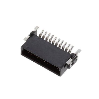 ESMC-M-20-SGR-SMT-T/R by Adam Tech - CONNECTOR HEADER R/A SMT 20POS 1.27MM