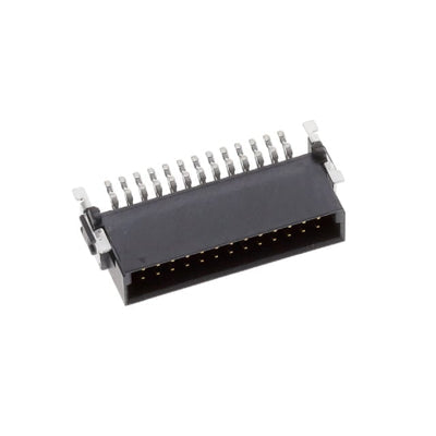 ESMC-M-26-SGR-SMT-T/R by Adam Tech - CONNECTOR HEADER R/A SMT 26POS 1.27MM