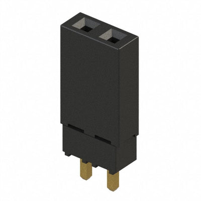 ESQ-102-12-G-S by Samtec Inc. - CONNECTOR SOCKET 2POS 0.1 GOLD PCB