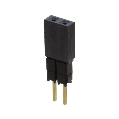 ESQ-102-23-G-S-002 by Samtec Inc. - CONNECTOR SOCKET 2POS 0.1 GOLD PCB