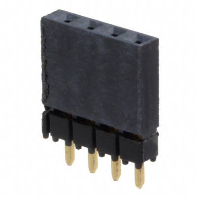 ESQ-104-12-G-S by Samtec Inc. - CONNECTOR SOCKET 4POS 0.1 GOLD PCB