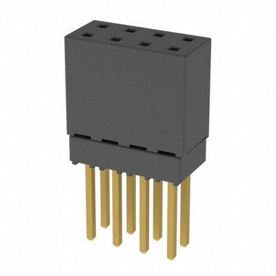 ESQ-104-13-G-D by Samtec Inc. - CONNECTOR SOCKET 8POS 0.1 GOLD PCB