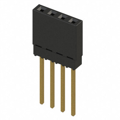 ESQ-104-14-G-S by Samtec Inc. - CONNECTOR SOCKET 4POS 0.1 GOLD PCB
