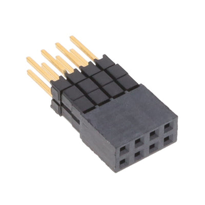 ESQ-104-34-G-D-LL by Samtec Inc. - CONNECTOR SOCKET 8POS 0.1 GOLD PCB