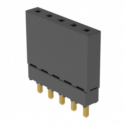 ESQ-105-12-G-S by Samtec Inc. - CONNECTOR SOCKET 5POS 0.1 GOLD PCB