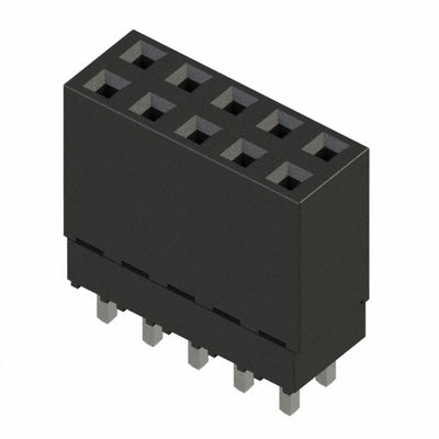 ESQ-105-12-T-D by Samtec Inc. - CONNECTOR SOCKET 10POS 0.1 TIN PCB