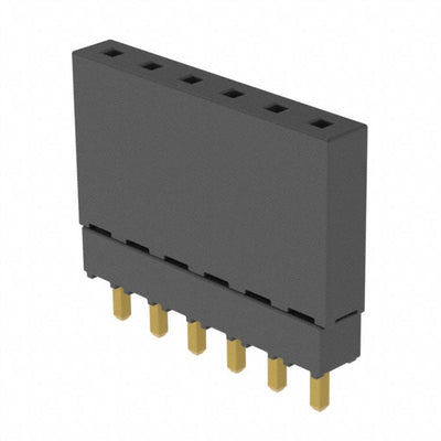 ESQ-106-12-G-S by Samtec Inc. - CONNECTOR SOCKET 6POS 0.1 GOLD PCB