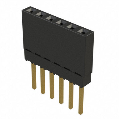 ESQ-106-13-G-S-002 by Samtec Inc. - CONNECTOR SOCKET 6POS 0.1 GOLD PCB