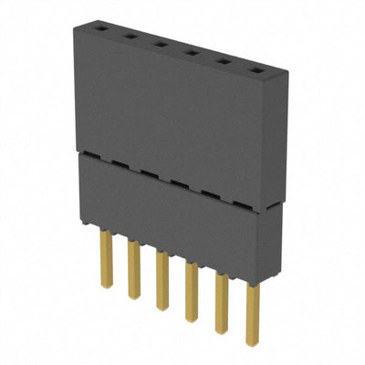 ESQ-106-23-G-S by Samtec Inc. - CONNECTOR SOCKET 6POS 0.1 GOLD PCB