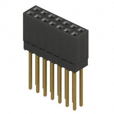 ESQ-107-14-G-D by Samtec Inc. - CONNECTOR SOCKET 14POS 0.1 GOLD PCB