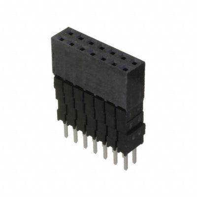 ESQ-107-44-L-D by Samtec Inc. - CONNECTOR SOCKET 14POS 0.1 GOLD PCB