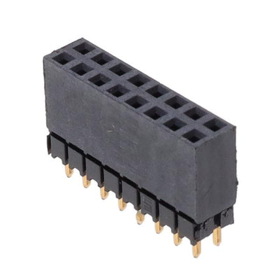ESQ-108-12-G-D-LL by Samtec Inc. - CONNECTOR SOCKET 16POS 0.1 GOLD PCB