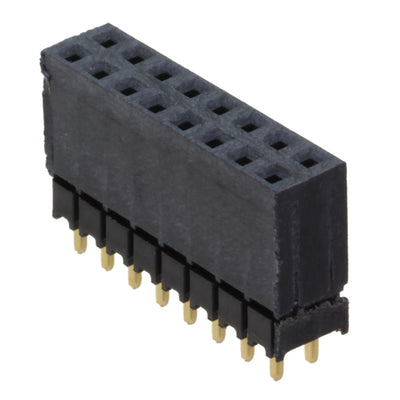 ESQ-108-12-G-D by Samtec Inc. - CONNECTOR SOCKET 16POS 0.1 GOLD PCB