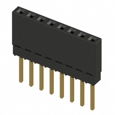 ESQ-108-13-G-S by Samtec Inc. - CONNECTOR SOCKET 8POS 0.1 GOLD PCB