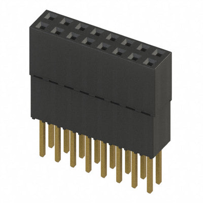 ESQ-108-34-G-D by Samtec Inc. - CONNECTOR SOCKET 16POS 0.1 GOLD PCB