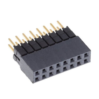 ESQ-108-48-G-D by Samtec Inc. - CONNECTOR SOCKET 16POS 0.1 GOLD PCB